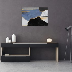 Obraz - Teksturowane kształty (70x50 cm)