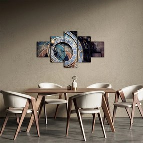Obraz - Praski zegar astronomiczny, Praga (125x70 cm)