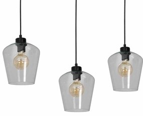 Lampa wisząca, potrójna, nad stół SANTIAGO CLEAR 3xE27