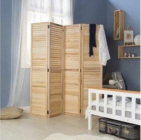 Przegroda pokojowa 160x170x2 cm brązowa