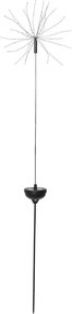 Ogrodowa lampa solarna LED z białymi diodami Star Trading Firework, wys. 100 cm