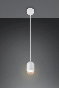 Biała metalowa lampa wisząca ø 11 cm Nara – Reality