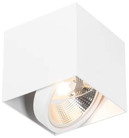 Designerski reflektor z kwadratową oprawą AR111 - BoxDesignerski Oswietlenie wewnetrzne