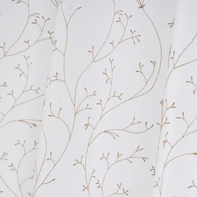 Biało-beżowa firanka 140x260 cm Grow – Casa Selección