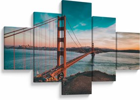 Obraz - Golden Gate, San Francisco (125x70 cm)