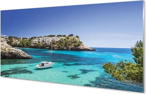 Panel szklany do Kuchni Majestatyczne Klify na Wybrzeżu