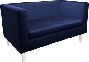 Sofa Monaco : Kolor nogi - Biała, Kolor tkaniny - VELVET - MG16, Typ tkaniny - Velvet, Wysokość nogi - 20 cm