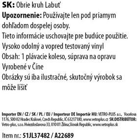 Vetro-plus Koło nadmuchiwane Łabądź, śr. 115  cm