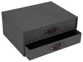 Kartonowy organizer z szufladką Birger Canvas Paper Laminate – Bigso