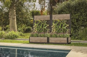 Doniczka Keter Deco Tulip 110 l, 2 panele,jasnobrązowa