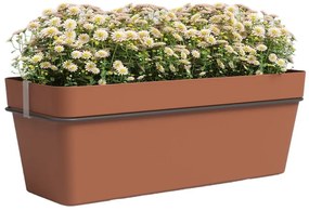 Wisząca/samonawadniająca doniczka z plastiku z recyklingu 50 cm Capri – Artevasi
