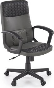 Elegancki czarny fotel gabinetowy Bjorn Halmar