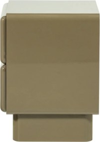 Zielona szafka nocna z połyskiem Lustra – WOOOD