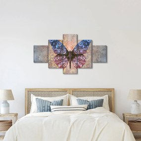 Obraz - Steampunk motyl (125x70 cm)