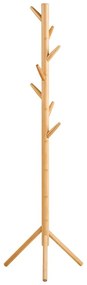 Bambusowy wieszak w naturalnym kolorze ø 50x163 cm Wanaka – House Nordic