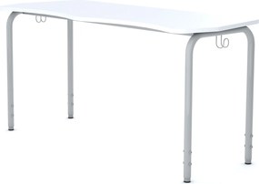Regulowany stolik szkolny i przedszkolny Simple fala 135x55 cm
