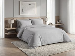 PrzytulneMieszkanie.pl PrzytulneMieszkanie.pl Bawełniana pościel CALMORA jasnoszara Rozmiar pościeli: 2 szt 70 x 90 cm | 200 x 220 cm