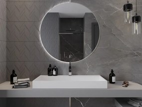 Mexen Erg lustro łazienkowe podświetlane, okragłe 100 cm, LED 6000K, antypara - 9823-100-100-611-00