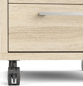 Kontenerek 4-szufladowy na kółkach Prima 4 dąb sonoma