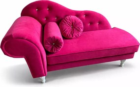 Elegancki szezlong tapicerowany w stylu angielskim