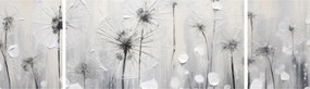 Obraz - Mlecze, malarstwo (170x50 cm)