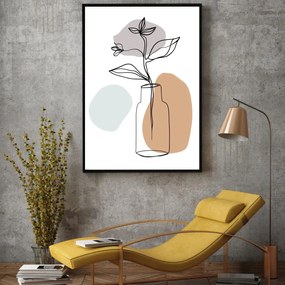 Plakat - Roślina w wazonie (A4)