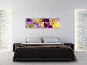 Obraz abstrakcji - malarstwo (170x50 cm)