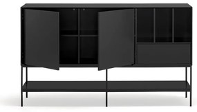 Czarna komoda 166x98x45 cm Platt – Teulat