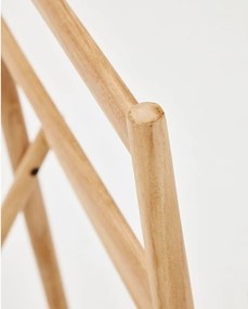 Wieszak na ubrania z litego drewna tekowego w naturalnym kolorze Roxana – Kave Home