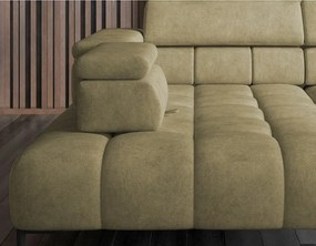 Narożnik PLAZA XL Prawostronny Elektryczna regulacja Tkanina MONOLITH 38 WERSAL