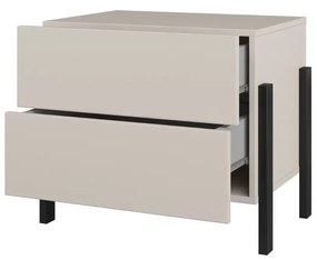 Szafka nocna JUKON 2S 55cm kaszmirowa HELVETIA
