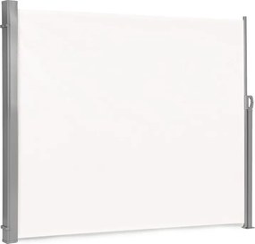 Parawan ogrodowy boczny na taras składany AW-011A, 300x180 cm, beżowy