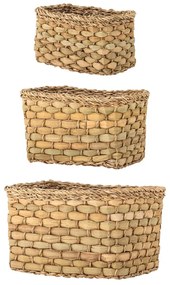Koszyki z trawy morskiej zestaw 3 szt. 26x16x16 cm Ramon – Bloomingville