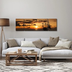 Obraz - Statek piracki (170x50 cm)