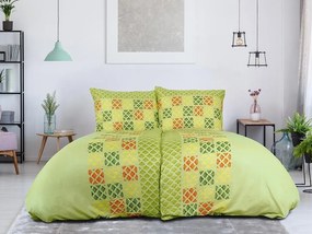 PrzytulneMieszkanie.pl PrzytulneMieszkanie.pl Pościel z mikrosatyny VELLARI, zielona Rozmiar pościeli: 70 x 90 cm | 140 x 200 cm