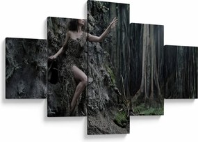 Obraz - Leśna wróżka (125x70 cm)