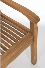 Drewniana ławka ogrodowa w naturalnym kolorze Noemi – Bizzotto