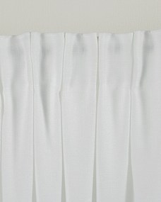 Zasłona na taśmie marszczącej strukturalna biała 140 x 280 cm 1 szt.
