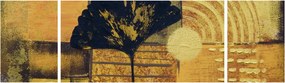 Obraz - Liść miłorzębu (170x50 cm)