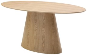 Stół do jadalni dla 6 osób z MDF - Naturalny jasny - ANTELADA