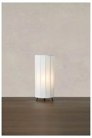 Czarno-biała lampa stołowa z tekstylnym kloszem (wysokość 31,5 cm) Hikari – Markslöjd