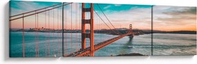 Obraz - Golden Gate, San Francisco (170x50 cm)