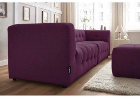 Ciemnofioletowa sofa 324 cm Kleber – Bobochic Paris