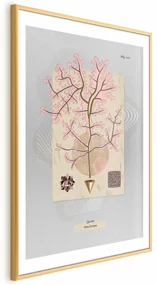 Plakat Tajemnicze drzewko 60x90 cm z ramą złotą z marginesem ARTGEIST B