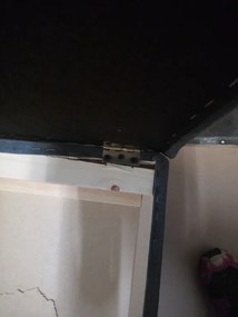 Promocja: Ciemnoszara pufa ZENOVA z miejscem na przechowywanie 65x65 cm II gatunek