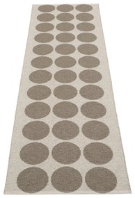 Brązowo-beżowy chodnik odpowiedni na zewnątrz 70x240 cm Hugo Walnut Linen – Pappelina