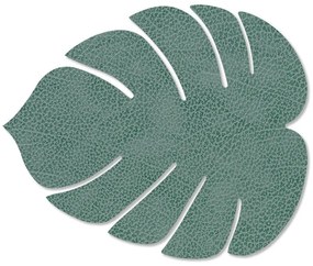 Mata stołowa ze skóry ekologicznej 22x26 cm Monstera Leaf Nupo – LIND DNA