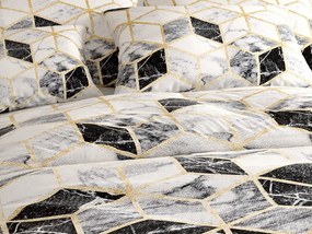 PrzytulneMieszkanie.pl PrzytulneMieszkanie.pl Bawełniana pościel ATHENA POLY czarna Rozmiar pościeli: 70 x 90 cm | 140 x 220 cm