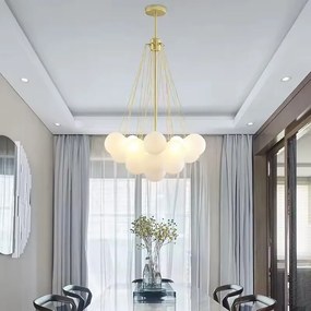 LAMPA SUFITOWA WISZĄCA APP1688-12CP Złota