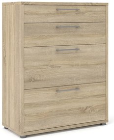 Regał modułowy w dekorze dębu 89x113 cm Prima – Tvilum